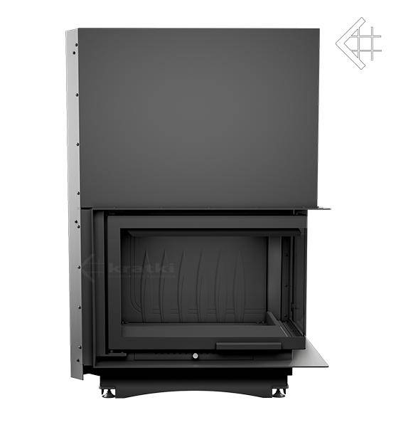 Focar din fonta Zuzia 16 kW BS sticla dreapta cu usa glisanta